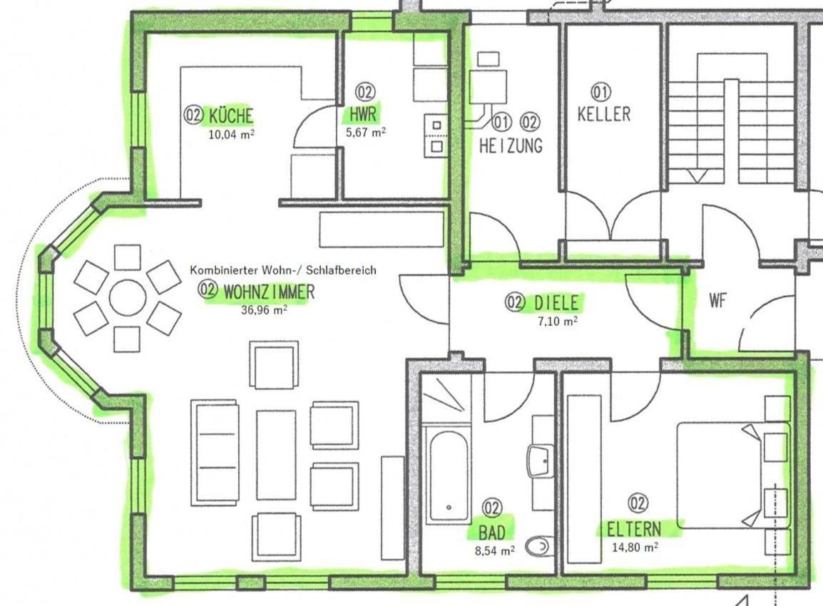 Ferienwohnung Hubertus Irsch Dış mekan fotoğraf